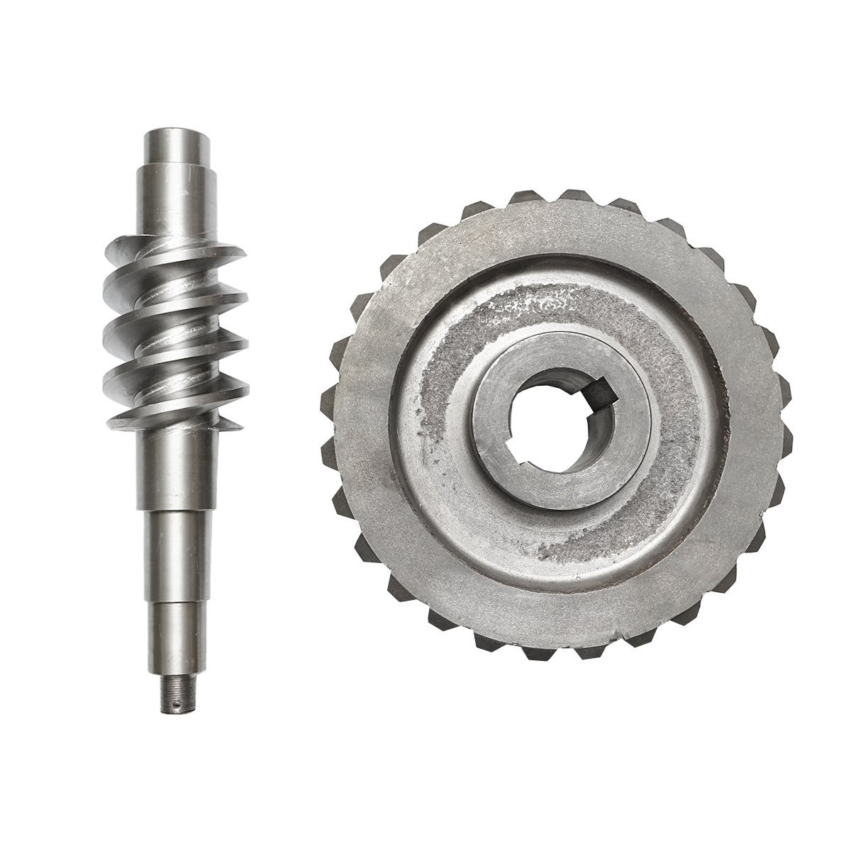Set pinion cu ax melcat pentru troliu Tractor Forestier